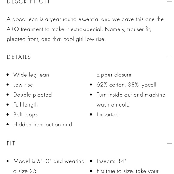 Alice and Olivia Anders Jean NWOT - Picture 11 of 11